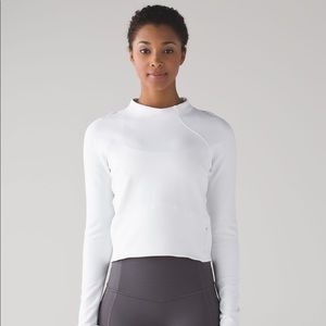 Cropped Mock Neck Lululemon Long-sleeve Top